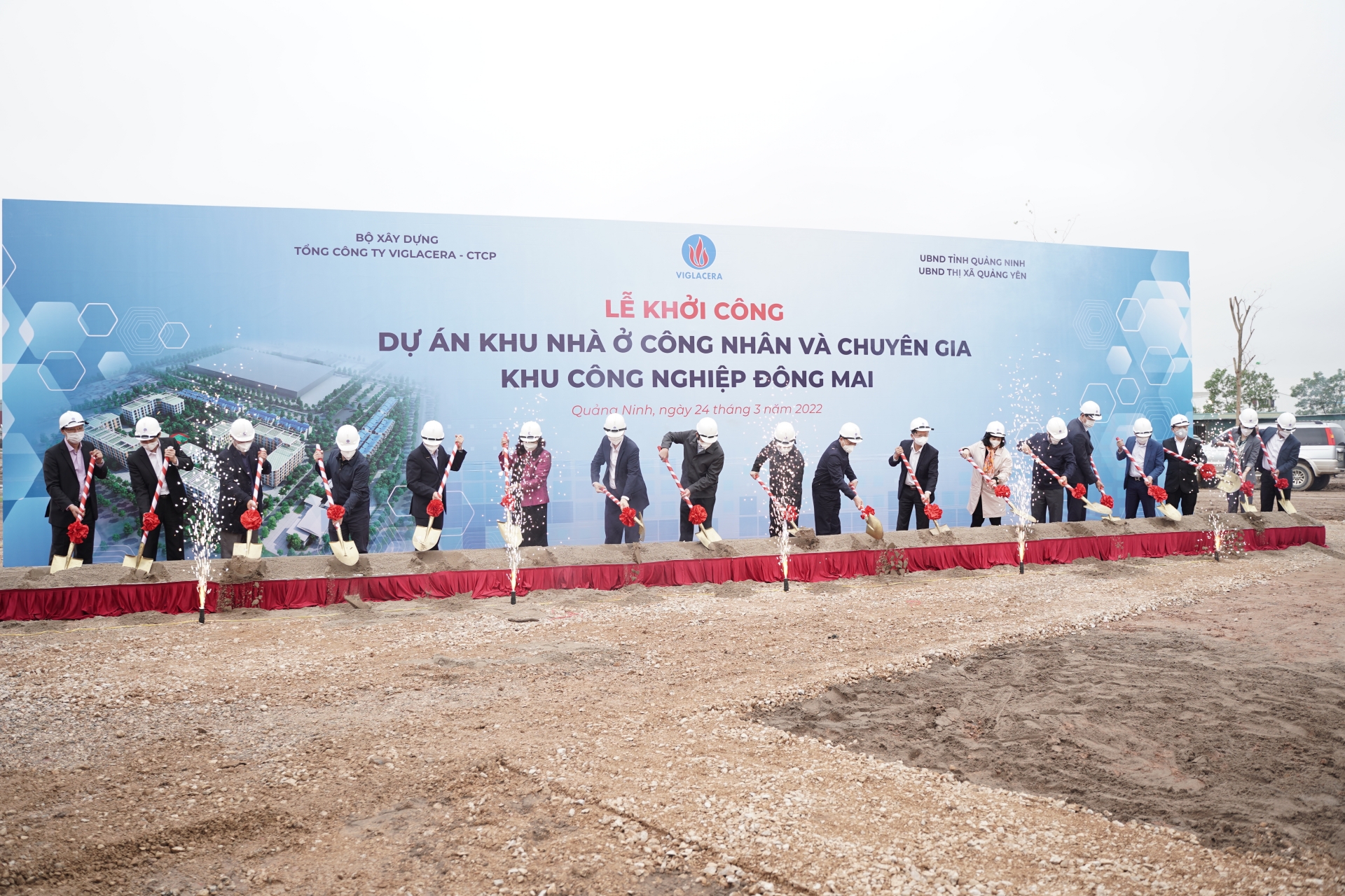 Khởi công Dự án khu nhà ở công nhân và chuyên gia KCN Đông Mai, thị xã Quảng Yên, tỉnh Quảng Ninh